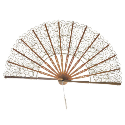 

Siaonvr Best Chinese Style Dance Wedding Party Lace Silk Folding Hand Held Flower Fan