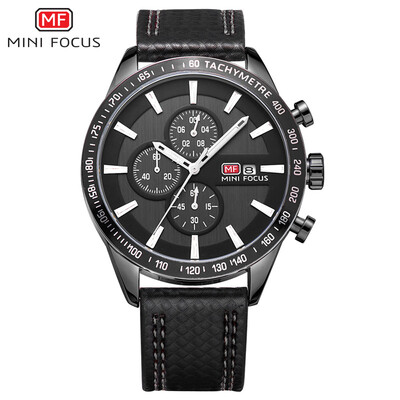 

MINI FOCUS AliExpress explosion watch mens watch quartz watch trend multi-function three-eye calendar