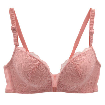 

New Underwear Bra Push Up Sexy Bra Front Closure Thick Cup Summer Lace Comfortable underwire Woman Adjusted-straps