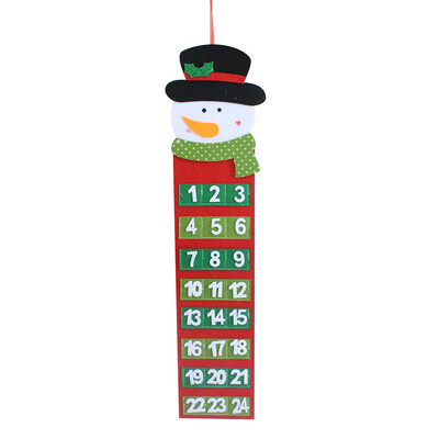 

〖Follure〗Christmas Advent Calendar & Pockets Felt Kids Wall Hanging Countdown Decors