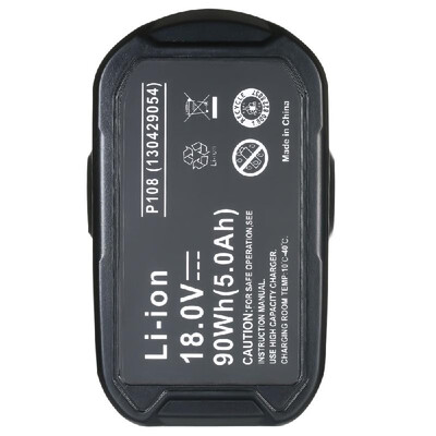 

Replacement Battery for Ryobi 18V 4000mah5000mah6000mah Li-ion Charger for Ryobi One P103 P108 Cordless Drill Kit Rechargeabl