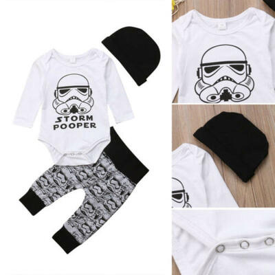 

Newborn Infant Baby Boy Star Wars Romper Jumpsuit Bodysuit Pants Outfit Clothes