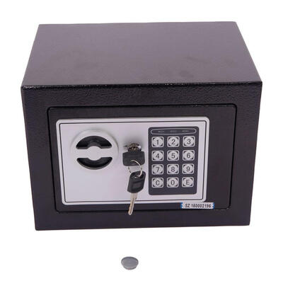 

Durable Digital Electronic Safe Box Keypad Lock Home Office Hotel Safety Black