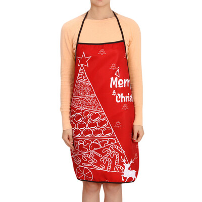 

Tailored Christmas Decoration Waterproof Apron Christmas Dinner Party Apron