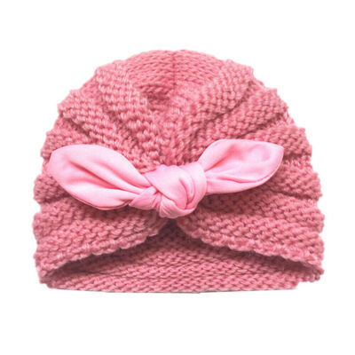 

Newborn Toddler Kids Baby Boys Girls Knit Wool Beanie Hat Winter Warm Cap