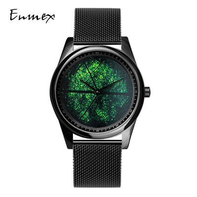 

Holiday gift Enmex translation watch stereoscopic Kagantuya creative design black hole conceptual tonal watch