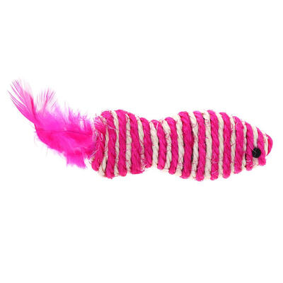 

Cats Feathers Sisal Hemp Scratch Bite Pets Kitten Training Interactive Toys