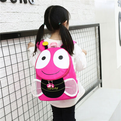 

Little Bee Bag Kindergarten Shoulder Childrens Bookbag Baby Cartoon Backpack Travel Lovely Light Infant Tide