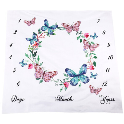 

Newborn Baby Girls Boy Blanket Milestone Photography Photo Props Shoots Cloth