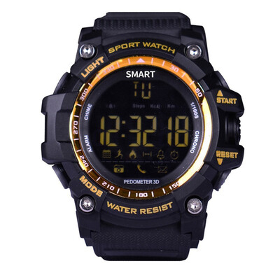 

Digital Bluetooth Watch LED Screen Waterproof Stopwatch Alarm IP68 SMS Notifier Pedometer for IOS&Android