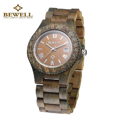 

Exquisite Analog Quartz Healthy Wooden Wristwatch Unique Red Green Sandalwood Ebony Unisex Watch