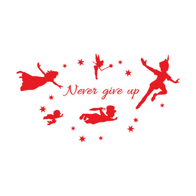

〖Follure〗Never Give Up Removable Art Vinyl Mural Home Room Decor Wall Stickers