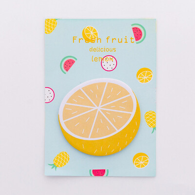 

Note Book Fresh Creative Diy Fruit Sticky Notes Note Book For Students White-collar Workers