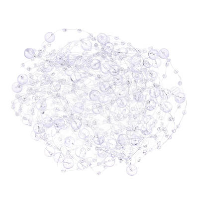 

10M Fishing Line Artificial Pearls Beads Chain Garland Flower Wedding Decor
