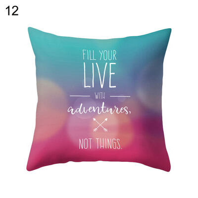 

Letter Love Hello 2019 Throw Case Cushion Cover Sofa Bed Car Cafe Office Decor