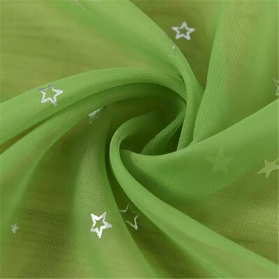

Toponeto Leaves Sheer Curtain Tulle Window Treatment Voile Drape Valance 1 Panel Fabric