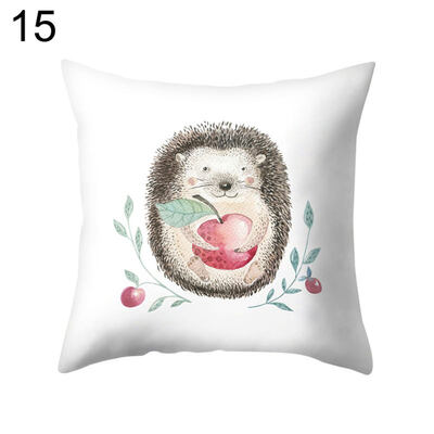 

Rabbit Elephant Square Throw Pillow Case Cushion Protector Cover Bedding Article