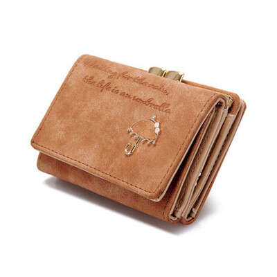 

Tailored Women Umbrella Leather Wallet Button Clutch Purse Girl Short Handbag Bag BG