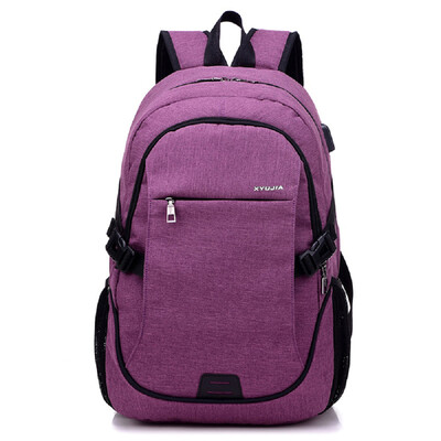 

Schoolbag Charging Backpack Backpack Vertical Leisure Travel Backpack