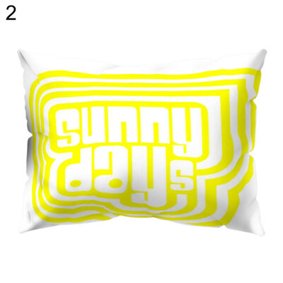 

Flower Bee Ice Cream Pillow Case Cushion Cover Sofa Bed Car Cafe Office Decor