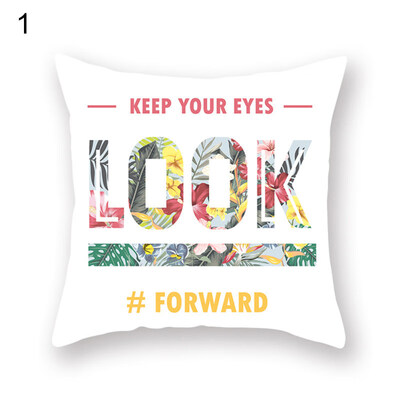 

Letter Circle Flower Bird Star Pillow Case Cushion Cover Sofa Bed Car Cafe Decor