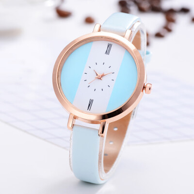 

Minimalism Womens Watches Golden Border Thin Dial Ladies Fashion Quartz Wristwatch Leather Strap Clock Business Reloj Mujer