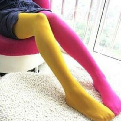 

Women Patchwork Footed Tights Stretchy Pantyhose Stockings Elastic Sock