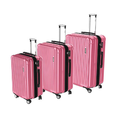 

3PCS Luggage Set Carry-on Suitcase ABSPC Hard Shell Trolley 22"26"30" TSA Lock Universal Wheels