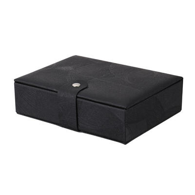 

PU Leather Big Jewelry Case Solid Color Earrings Bracelet Storage Show Box