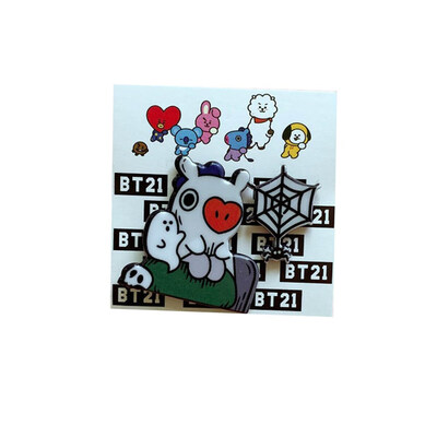 

dongguanjingxi 2 Pack Kpop BTS Brooch Pin Bangtan Boys Halloween Acrylic Badge