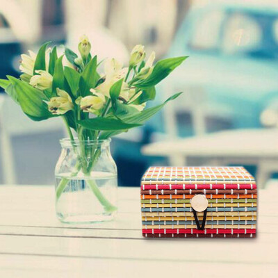 

〖Follure〗Ring Necklace Earrings Bamboo Wooden Case Jewelry Storage Boxes Holder Posh