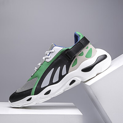 

Ins super fire shoes boys sports shoes Korean version of the trend of summer mesh casual students running old slab shoes