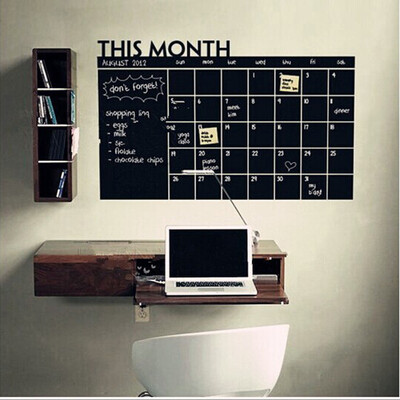 

〖Follure〗Month Plan Calendar Chalkboard Blackboard Vinyl Wall Sticker Office Family
