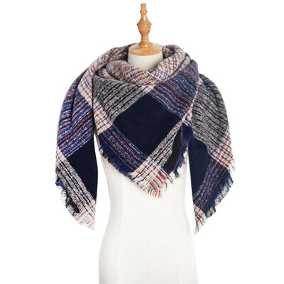 

Women Lady Pashmina Winter Warm Tartan Check Neck Shawl Scarf Wrap Stole Plaid