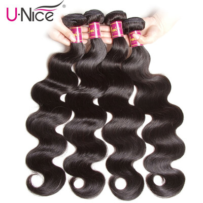 

UNice 8A Brazilian Body Wave Virgin Human Hair Extensions 3 Bundles 300g 8"-30