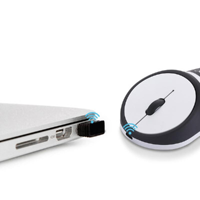 

Wireless Rechargeable Mouse Sneaker Mice 24G Wireless Office Mouse Silent Click Auto-sleep Plug&Play Red