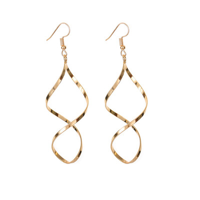 

European Simple Geometric Metal Round Earrings for Women Leaf Flower Earrings Pendientes Wedding Jewelry Ethnic Party Wholesale