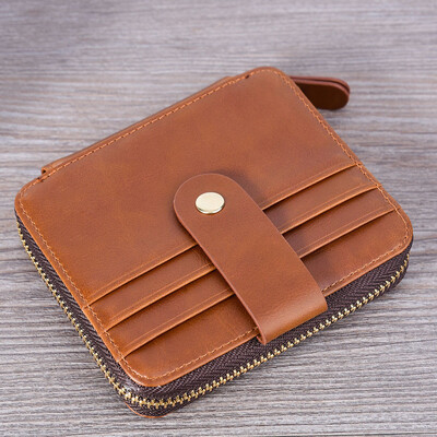 

Tailored Men Short Leather ID Credit Card Wallet Holder Bag Purse