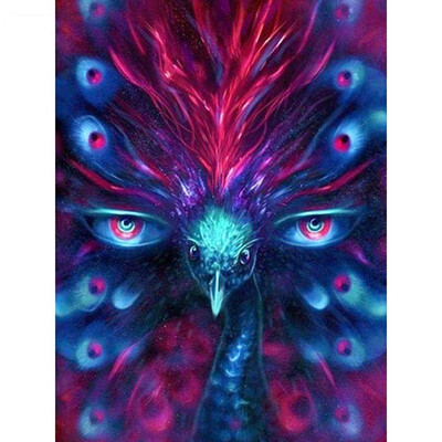 

Kirin 5D DIY Diamond Painting Peacock Full Drill Resin Pictures Of Rhinestones Decor Home Mosaic Diamond Embroidery Animals