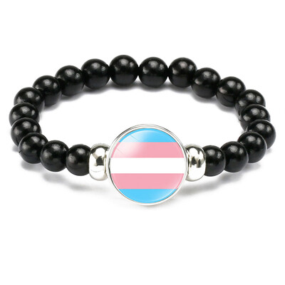 

Gay Pride Lgbt Rainbow Lgbt Beads Bracelets Bangles For Lesbian Gay Jewelry Gifts