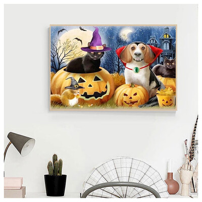 

Toponeto Embroidery Paintings Rhinestone Pasted DIY Diamond Painting Cross Stitch
