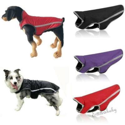 

Dog Winter Waterproof Warm Padded Coats Pet Clothes Night Reflective