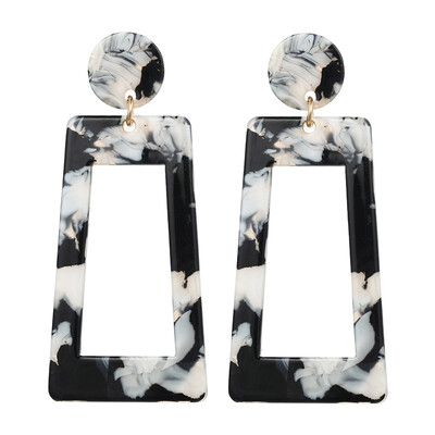 

Womens Earrings Fashion Korea Acrylic Leopard Pattern Bohemian Charm Geometric Drop Earrings for Girls Jewelry Gifts 2019 New