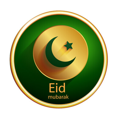 

〖Follure〗Eid Mubarak Sticker Mubarak Party Ramadan Decoration Islamic Decor Supplies