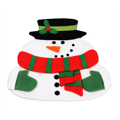 

〖Follure〗Placemat Mat Decoration Home Party Santa Claus Father Christmas Snowman RD