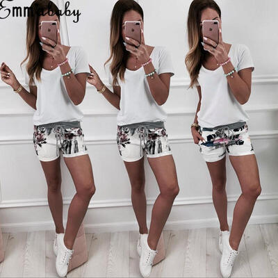 

Women Girls Casual High Waisted Short Mini Pants Beach Party Hot Pants