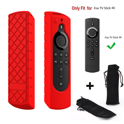 

〖Follure〗For Amazon Fire TV Stick 4K TV Stick Remote Silicone Case Protective Cover Skin