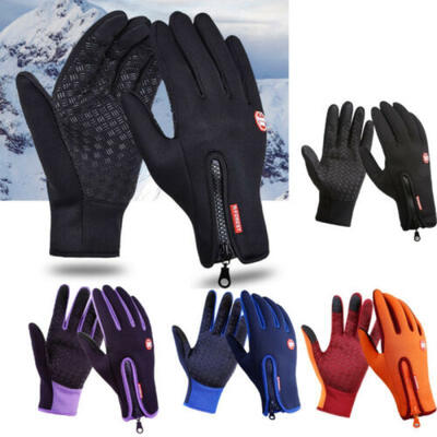 

US Winter Warm Men Women Touch Screen Windproof Waterproof Outdoor Sport Gloves