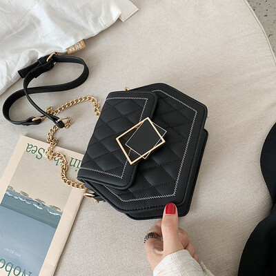 

Advanced sense bag female bag 2019 new wave fashion chain bag foreign air shoulder bag wild ins slung small bag
