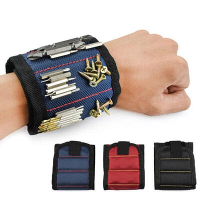 

Magnetic Wristband Toolkit Belt Screw Scissor Holder Tool Storage Wrist Bracelet